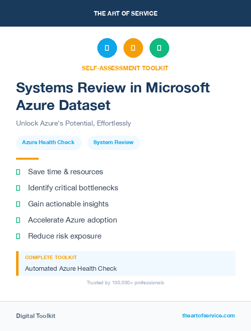 Systems Review in Microsoft Azure Dataset