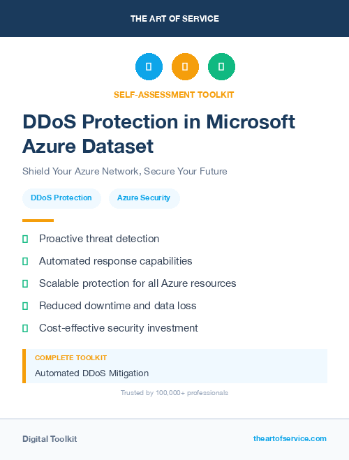 DDoS Protection in Microsoft Azure Dataset