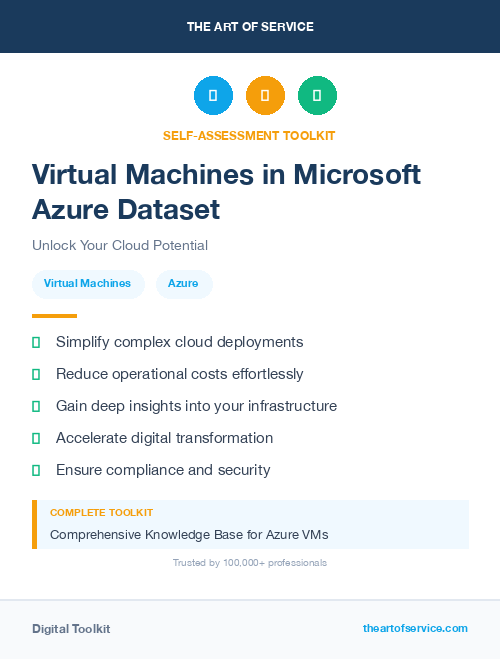 Virtual Machines in Microsoft Azure Dataset