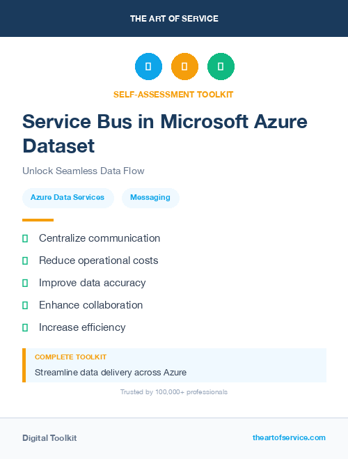 Service Bus in Microsoft Azure Dataset