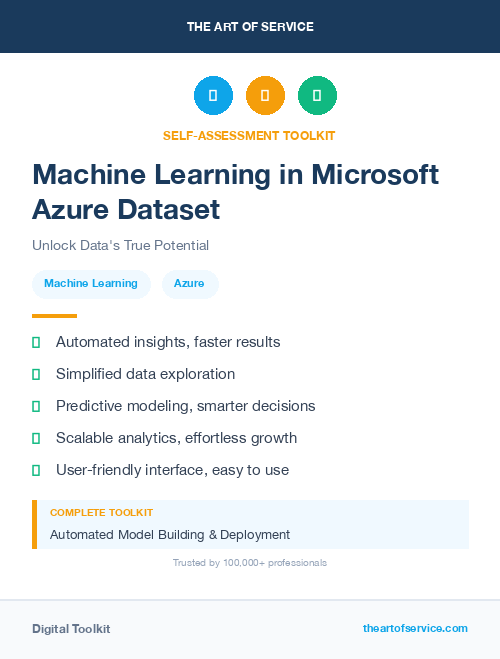 Machine Learning in Microsoft Azure Dataset