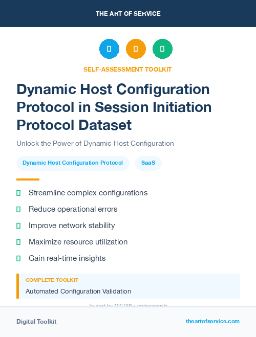 Dynamic Host Configuration Protocol in Session Initiation Protocol Dataset