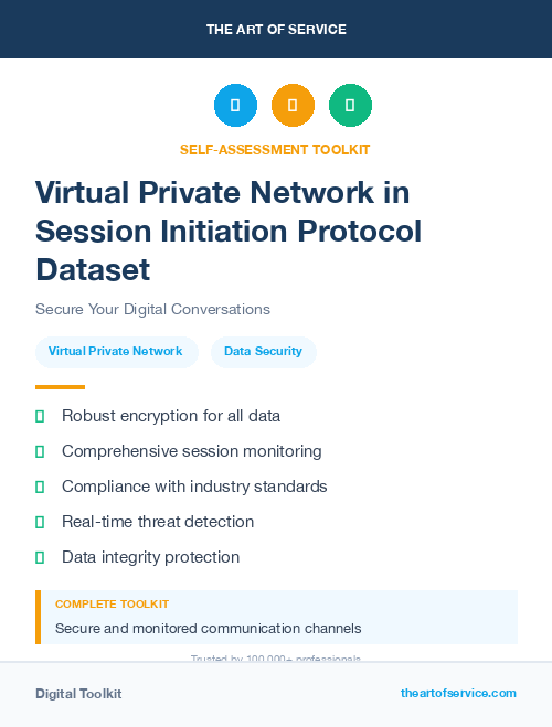 Virtual Private Network in Session Initiation Protocol Dataset