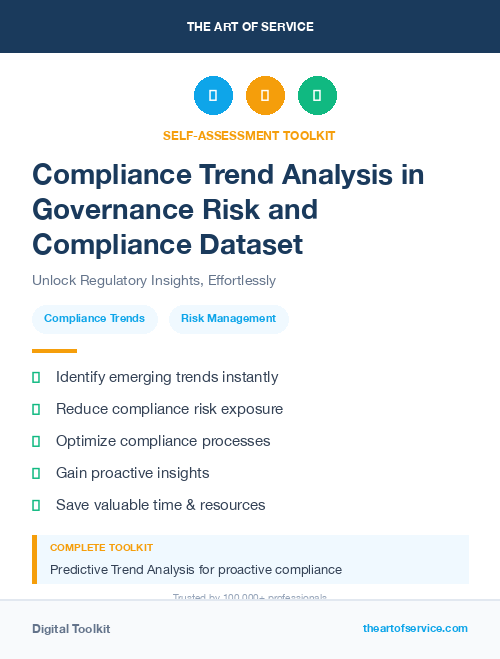 Compliance Trend Analysis in Governance Risk and Compliance Dataset