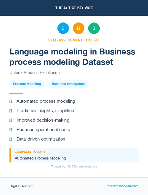 Language modeling in Business process modeling Dataset