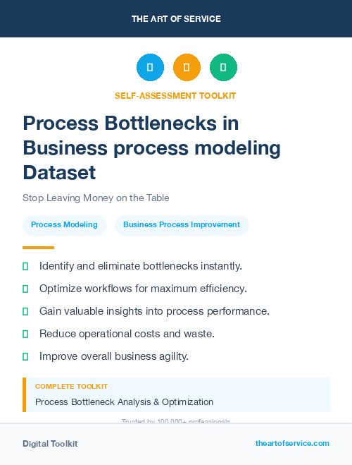Process Bottlenecks in Business process modeling Dataset