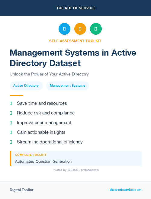 Management Systems in Active Directory Dataset