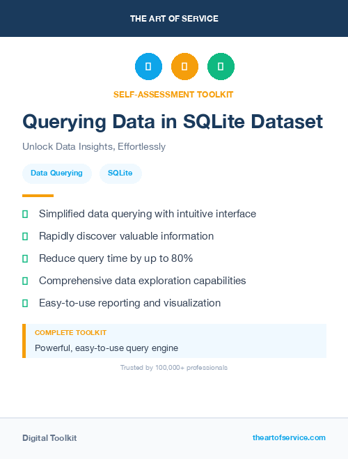 Querying Data in SQLite Dataset