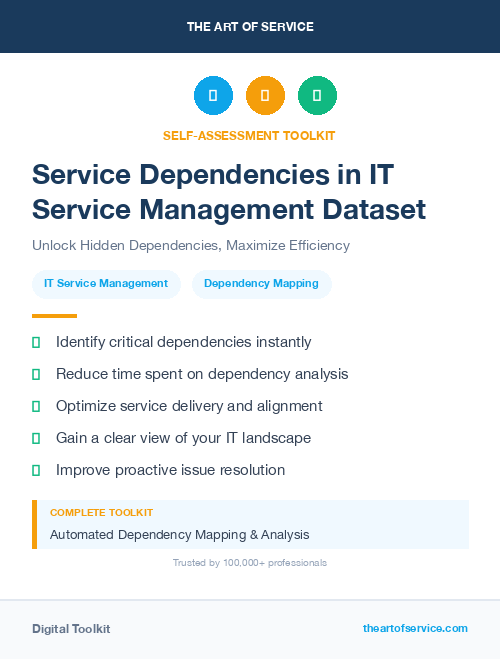 Service Dependencies in IT Service Management Dataset