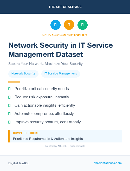 Network Security in IT Service Management Dataset
