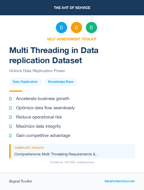 Multi Threading in Data replication Dataset