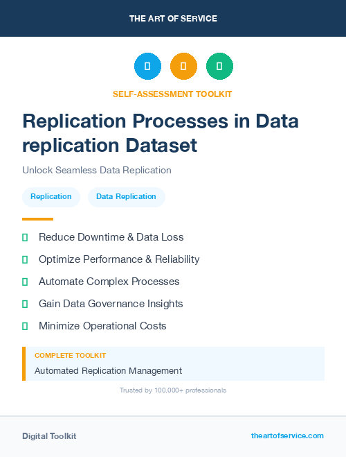 Replication Processes in Data replication Dataset