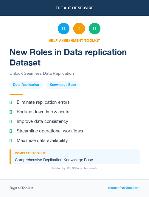 New Roles in Data replication Dataset