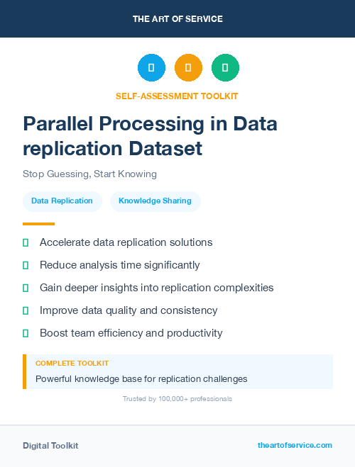 Parallel Processing in Data replication Dataset
