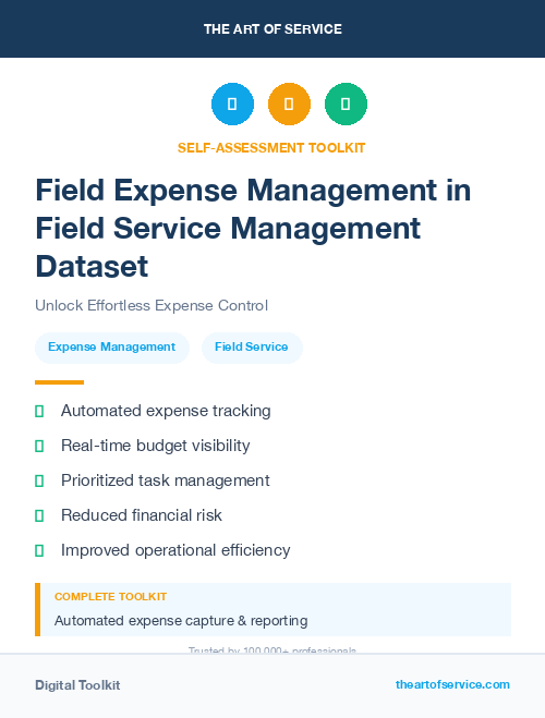 Field Expense Management in Field Service Management Dataset