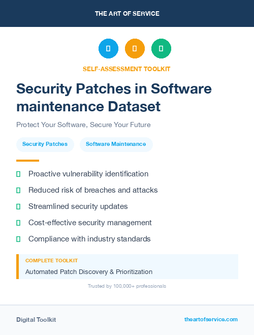 Security Patches in Software maintenance Dataset
