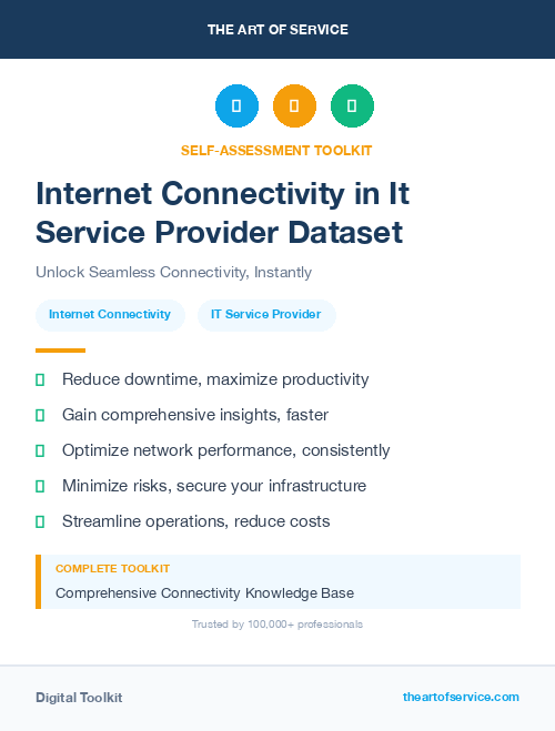 Internet Connectivity in It Service Provider Dataset
