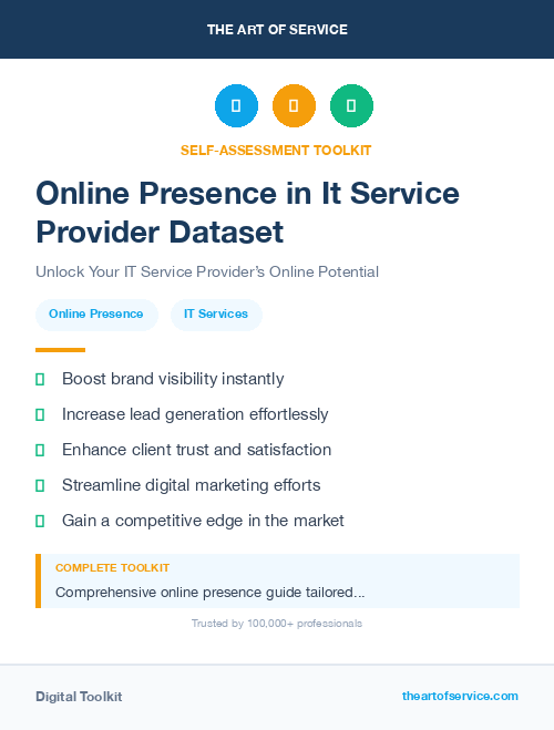 Online Presence in It Service Provider Dataset