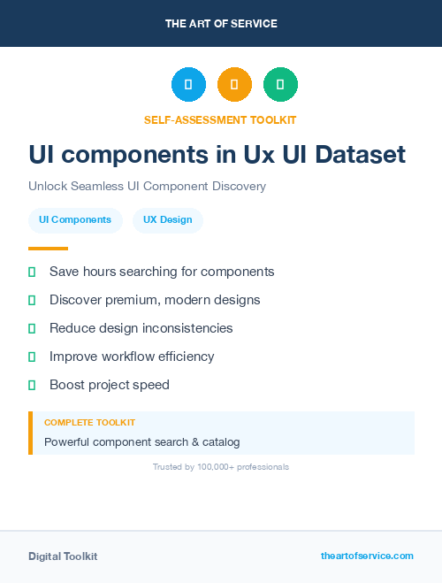 UI components in Ux UI Dataset