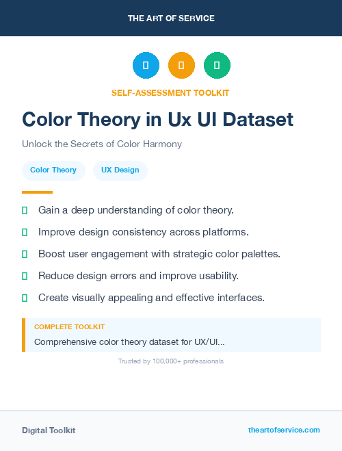 Color Theory in Ux UI Dataset