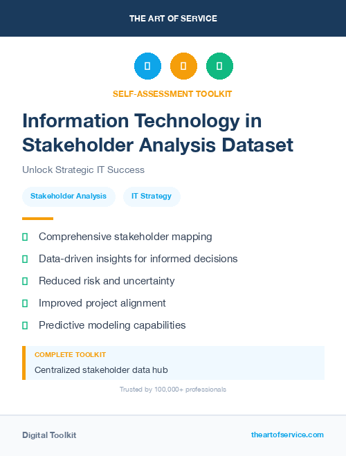 Information Technology in Stakeholder Analysis Dataset
