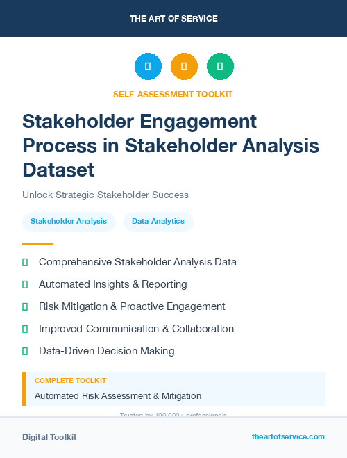 Stakeholder Engagement Process in Stakeholder Analysis Dataset