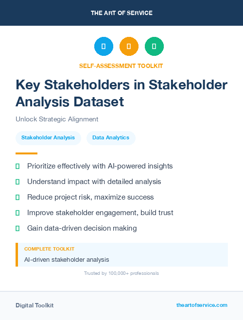 Key Stakeholders in Stakeholder Analysis Dataset