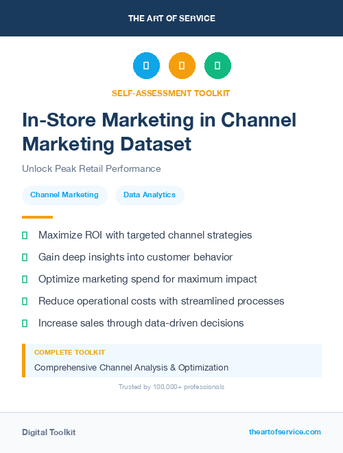 In-Store Marketing in Channel Marketing Dataset