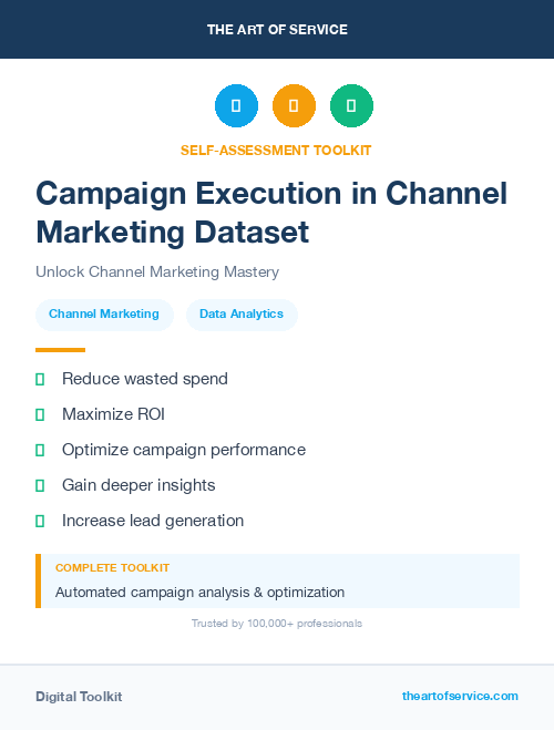 Campaign Execution in Channel Marketing Dataset