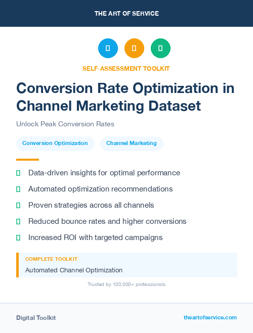 Conversion Rate Optimization in Channel Marketing Dataset