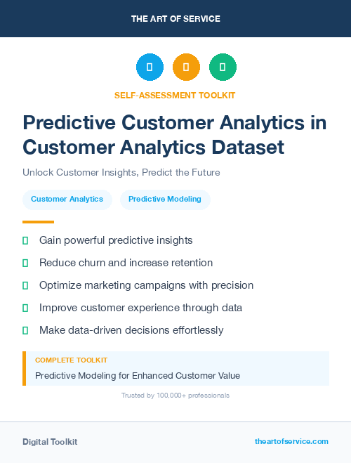 Predictive Customer Analytics in Customer Analytics Dataset