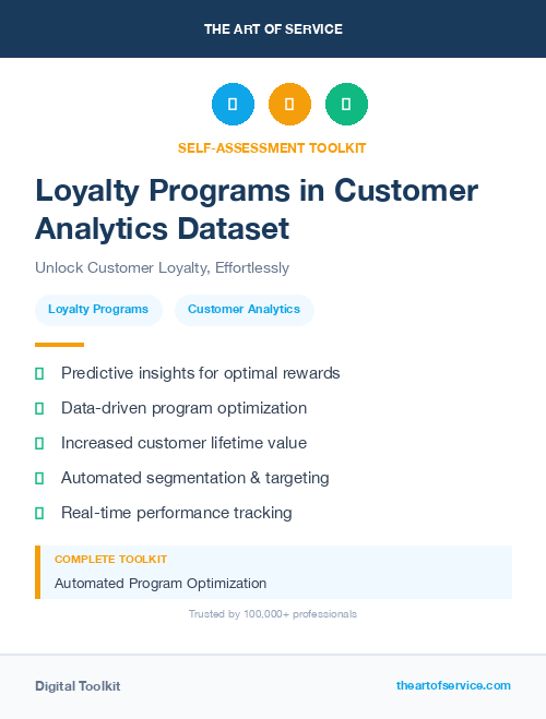 Loyalty Programs in Customer Analytics Dataset