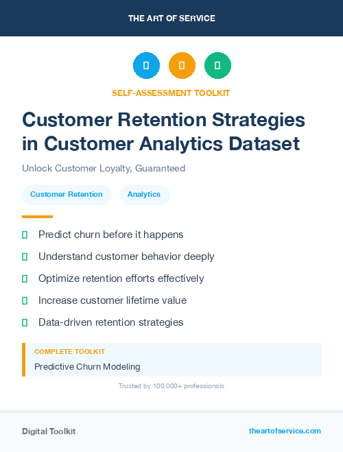 Customer Retention Strategies in Customer Analytics Dataset