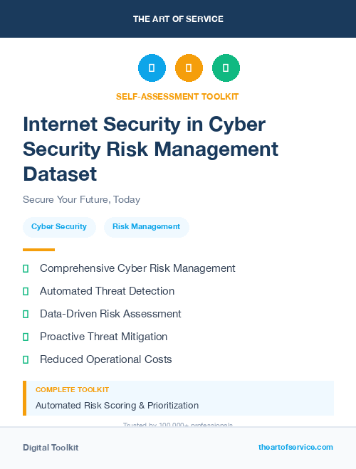 Internet Security in Cyber Security Risk Management Dataset