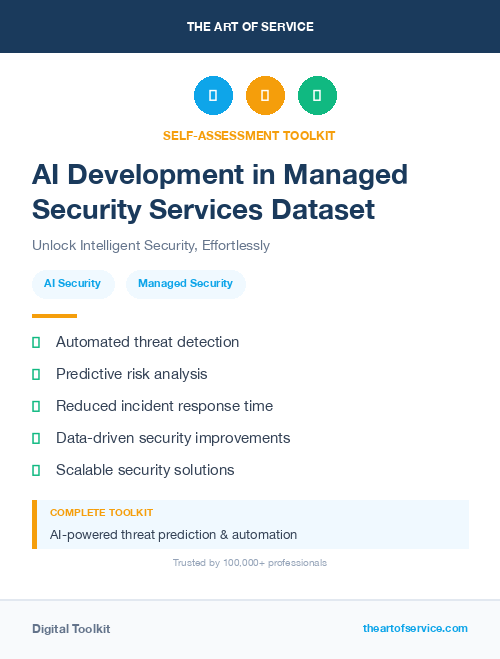 AI Development in Managed Security Services Dataset