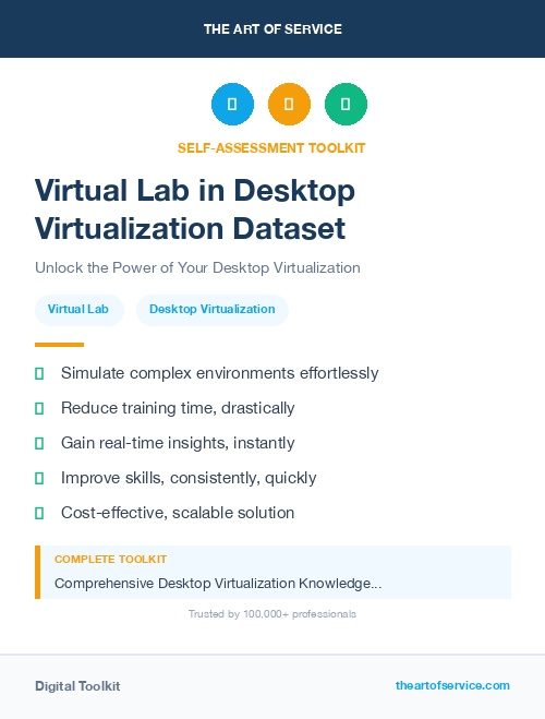 Virtual Lab in Desktop Virtualization Dataset