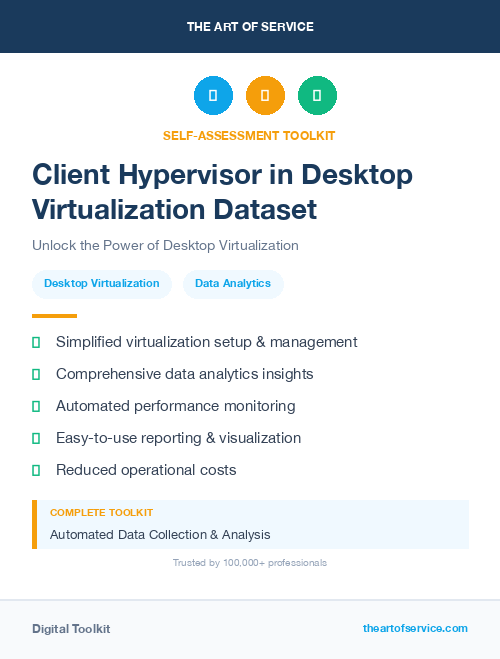 Client Hypervisor in Desktop Virtualization Dataset