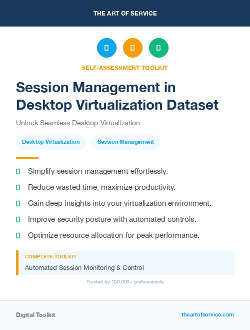 Session Management in Desktop Virtualization Dataset