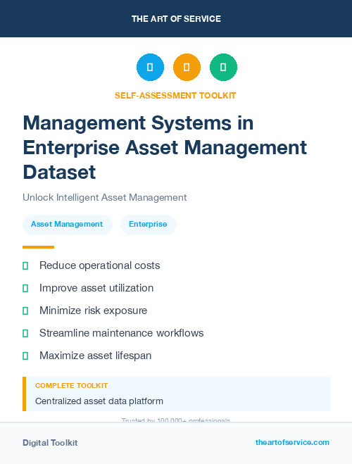 Management Systems in Enterprise Asset Management Dataset