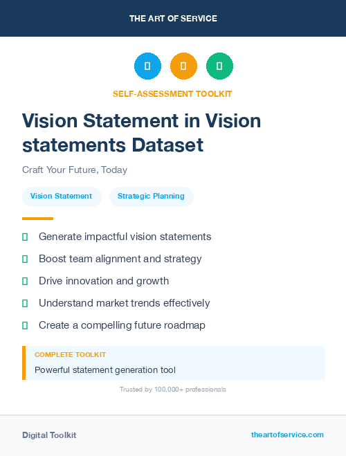 Vision Statement in Vision statements Dataset