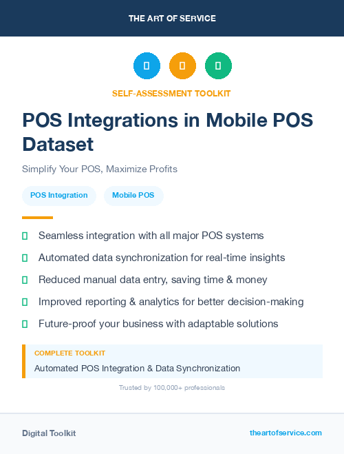 POS Integrations in Mobile POS Dataset