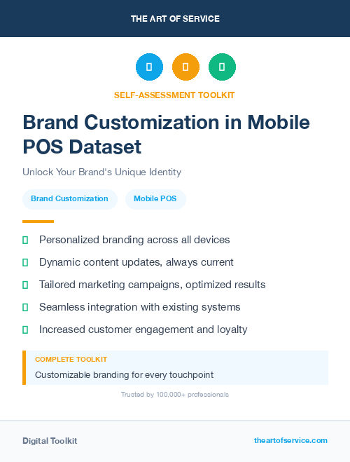 Brand Customization in Mobile POS Dataset