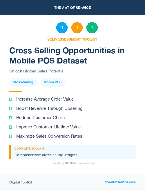 Cross Selling Opportunities in Mobile POS Dataset