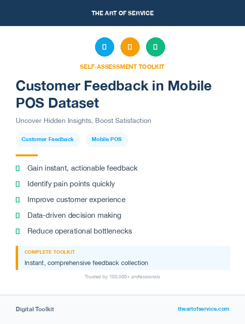 Customer Feedback in Mobile POS Dataset