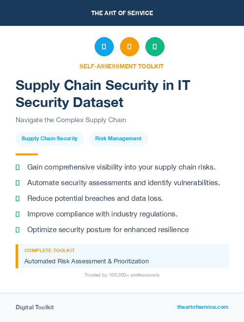 Supply Chain Security in IT Security Dataset