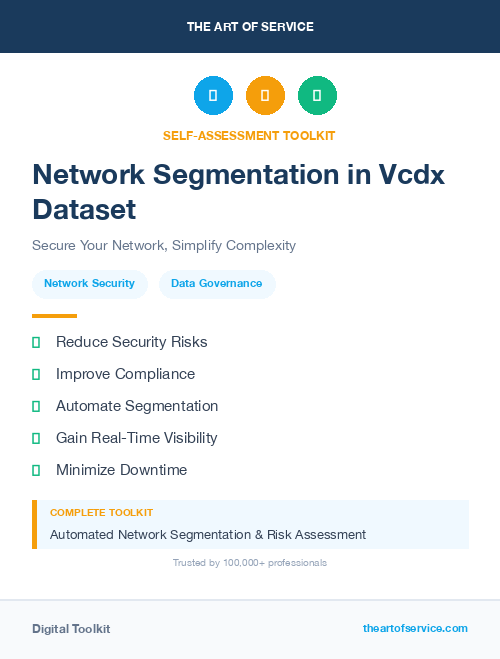 Network Segmentation in Vcdx Dataset
