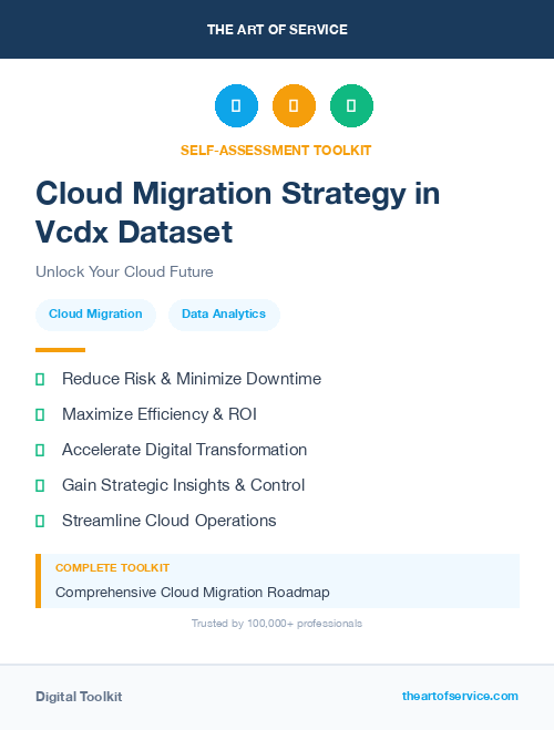 Cloud Migration Strategy in Vcdx Dataset