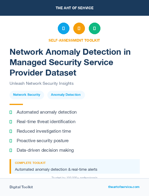 Network Anomaly Detection in Managed Security Service Provider Dataset