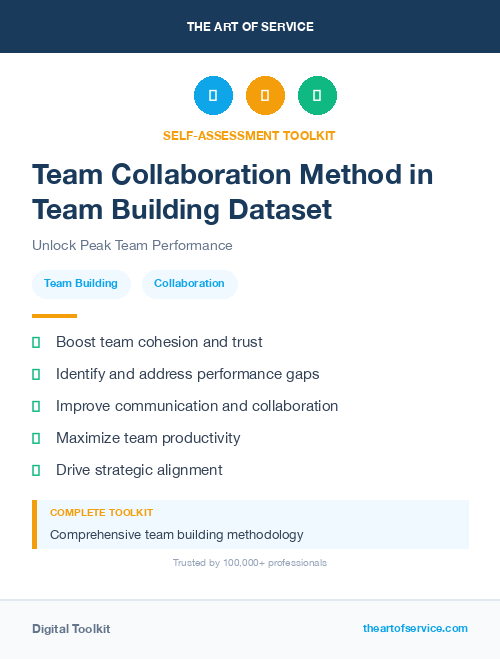 Team Collaboration Method in Team Building Dataset