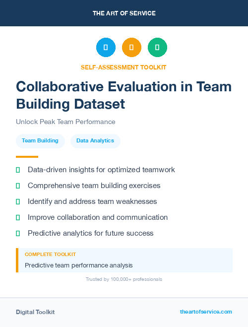 Collaborative Evaluation in Team Building Dataset